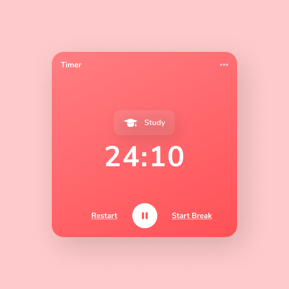 Screenshot of TaskTree Pomodoro Timer